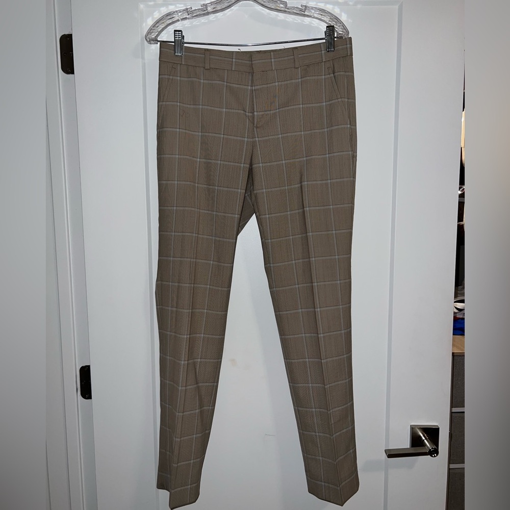Banana Republic Beige Checkered Pants